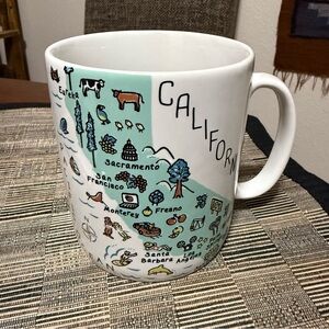 California Adventure Map Mug